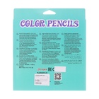 Карандаши 24 цвета, в картонной коробке, шестигранные, деревянные, Пастель, МИКС - Фото 9