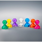 Набор магнитов, 24 штуки для доски «Пешки», 11×17 мм, 7 цветов - Фото 2