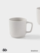 Кружки Magistro Jarwah Lausanne, 240 мл, 7.8×8 см, 2 шт., фарфор, серые - Фото 2