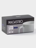 Кружки Magistro Jarwah Lausanne, 240 мл, 7.8×8 см, 2 шт., фарфор, серые - Фото 5