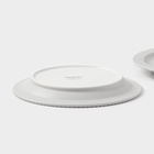 Тарелки Magistro Jarwah Lausanne, d=21.3 см, обеденные, набор 2 шт., фарфор, серые - Фото 5