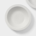 Тарелки Magistro Jarwah Lausanne, 550 мл, 21.3×4 см, глубокие, набор 2 шт., фарфор, белые - Фото 4