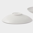 Тарелки Magistro Jarwah Lausanne, 600 мл, 21.5×5 см, глубокие, набор 2 шт., фарфор, белые - Фото 5