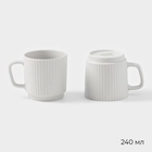 Набор посуды Magistro Jarwah Lausanne, 16 предметов, фарфор, серый - Фото 4