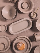 Блюдо Magistro Jarwah Lausanne, 32×15.5 см, фарфор, бежевое - Фото 6