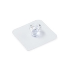 Ручка-кнопка с клейкой поверхностью ТУНДРА, прозрачный, набор 4 шт. - Фото 4