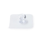 Ручка-кнопка с клейкой поверхностью ТУНДРА, прозрачный, набор 4 шт. - Фото 6