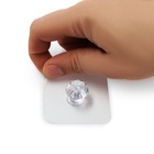 Ручка-кнопка с клейкой поверхностью ТУНДРА, прозрачный, набор 4 шт. - Фото 9