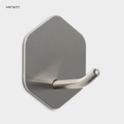 Крючки самоклеящиеся Stölz «Классика», 2 шт., шестиугольник, 4.5×4.5×3 см, хромированные - Фото 3