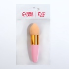 Спонж для макияжа с ручкой «Капля», 10×2.5 см, бежевый, розовый - Фото 4