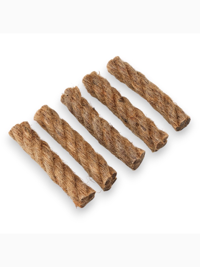 Вощеная веревка для розжига «Искра» 5 шт., 10 см - Фото 1