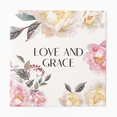 Кухонный набор «Этель» Love and grace: полотенце, варежка-прихватка, лопатка, венчик, губка