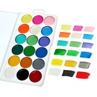 Акварель18 цветов (9 классических + 9 перламутровых) Calligrata - Фото 6