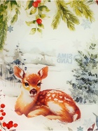 Тарелка новогодняя плоская «Лесная сказка», 20×20 см - Фото 3