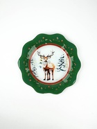 Тарелка новогодняя плоская «Лесная сказка», d=23 см - Фото 2
