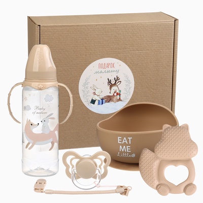 Подарочный набор новогодний, 5в1 «Подарок малышу»