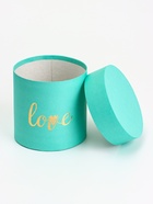 Набор шляпных коробок 3 в 1 Love светло-зелёный, 16×15.5 - 11×10.5 см 10848295