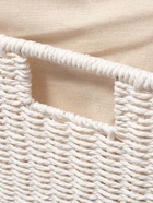 Корзина для белья LaDо́m «Классика», прямоугольная, 45×27×64 см, белая - Фото 4