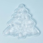 Блюдо «Новогоднее чудо. Ель», 22.2×21.2×2.7 см, стекло, прозрачное - Фото 5