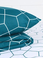 Постельное бельё "Этель" 2 сп Emerald hexagon 175*215 см, 200*220 см, 70*70 см-2 шт, бязь 125 г/м2, хл 100% 10706949 - фото 13111796
