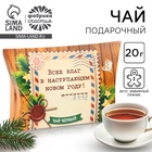 Чай чёрный новогодний «Всех благ», со вкусом имбирного пряника, 20 г. 10846039 - фото 315500464