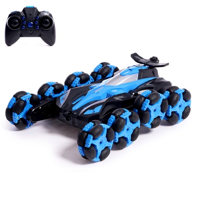 УЦЕНКА Машинка на пульте управления «МЕГА перевертыш», радиоуправление, световые и звуковые эффекты, цвет МИКС