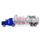 Грузовик инерционный «Зооперевозчик», 2 фигурки животных, МИКС, уценка 10849152