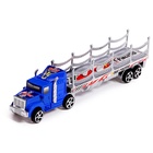 Грузовик инерционный «Зооперевозчик», 2 фигурки животных, МИКС, уценка 10849152