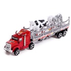 Грузовик инерционный «Зооперевозчик», 2 фигурки животных, МИКС, уценка 10849152