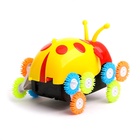 Машина-перевертыш «Божья коровка», работает от батареек, цвета МИКС, уценка 10849194