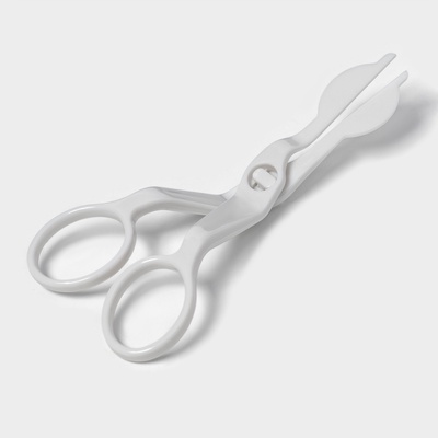 УЦЕНКА Щипцы для переноски украшений Доляна, 13×5.5 см, белые