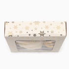 УЦЕНКА Новогодний подарочный набор косметики «Зимняя вьюга», с ароматом хвои и корицы. Золотая серия. - Фото 3