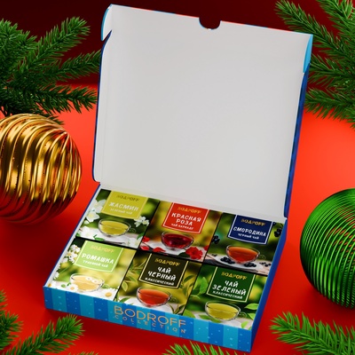 Новогодний набор чая «Щелкунчик», 36 пакетиков, 72 г