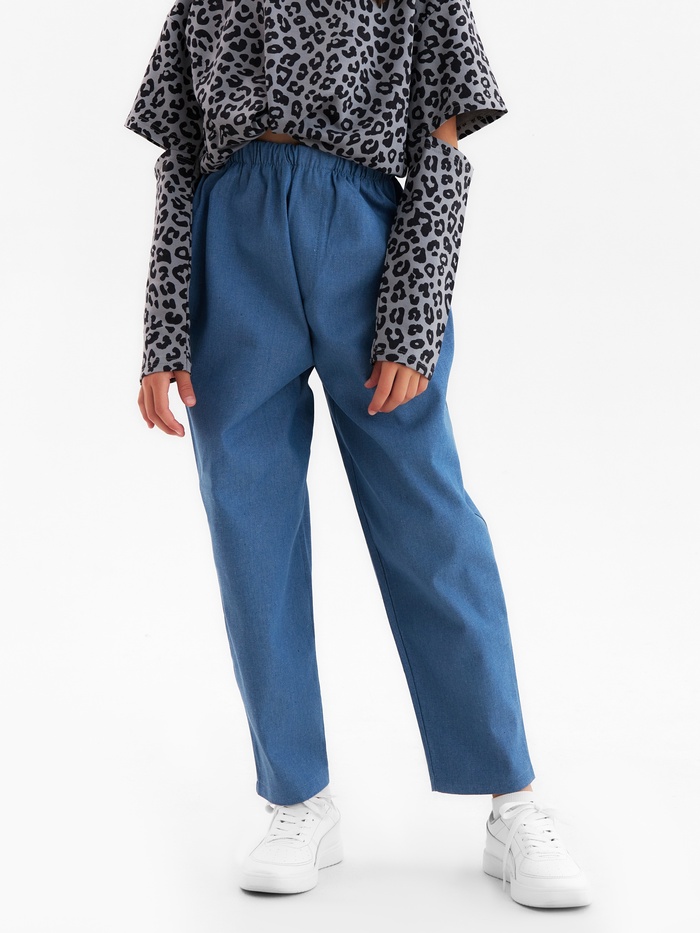 Джинсы для мальчика MINAKU: Jeans collection, цвет голубой, рост 122 см