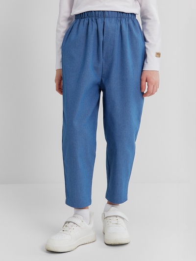 Джинсы для мальчика MINAKU: Jeans collection, голубые, рост 122 см