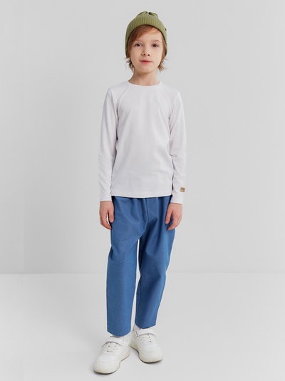 Джинсы для мальчика MINAKU: Jeans collection, голубые, рост 122 см