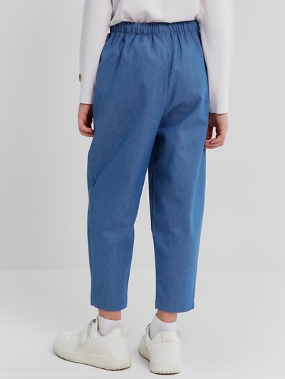 Джинсы для мальчика MINAKU: Jeans collection, голубые, рост 122 см