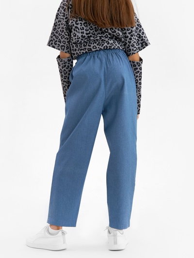 Джинсы для мальчика MINAKU: Jeans collection, голубые, рост 122 см