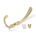 Крючок мебельный CAPPIO PIGTAIL, трехрожковый, цвет золото - Фото 6