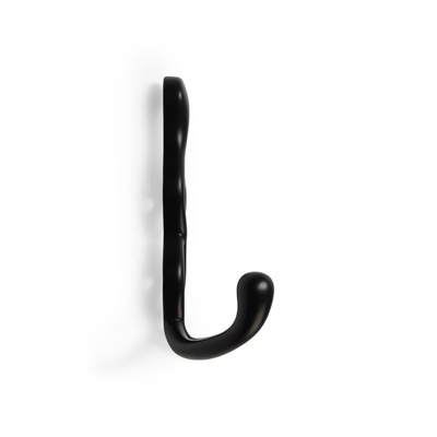 Крючок мебельный CAPPIO PIGTAIL, двухрожковый, цвет черный