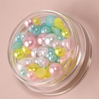 Стразы для декора, жемчужные, объёмные, разноцветные - Фото 3
