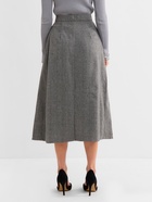 Юбка миди женская MINAKU: Modern classic, тёмно-серая, размер 42 - Фото 4