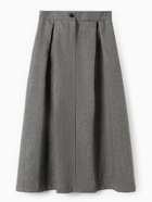 Юбка миди женская MINAKU: Modern classic, тёмно-серая, размер 44 - Фото 6