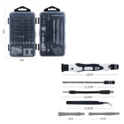 Ремонтный набор инструментов в кейсе 115 в 1 для точных работ - Фото 6