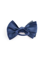 Бант для волос на резинке «Школьница стиль», штрихи, 11.5 см, синий (комплект 6 шт) - фото 54792213