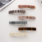 Заколка - автомат для волос «Глория», размытие, 11 см, МИКС - Фото 4