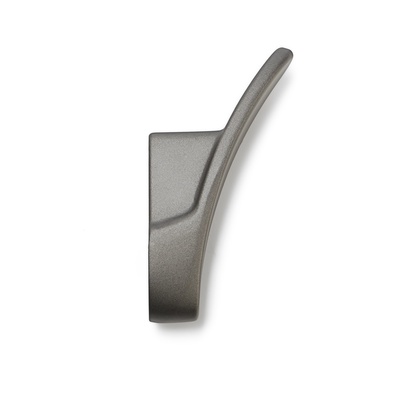 Крючок мебельный CAPPIO PLATE, однорожковый, графит