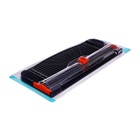 Резак для бумаги роликовый, безопасное лезвие, длина реза 310 мм, с выдвижной линейкой - Фото 2