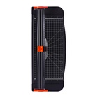 Резак для бумаги роликовый, безопасное лезвие, длина реза 310 мм, с выдвижной линейкой - Фото 4