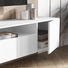 Тумба под ТВ подвесная «Сити», напольная, 2000×346×330 мм, цвет белый - Фото 5